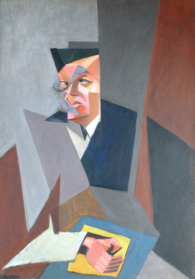 Portrait of Tristan Tzara by Lajos Tihanyi